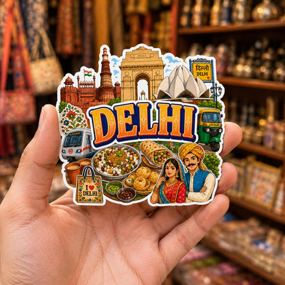 Zesta Delhi wooden fridge magnet - image 4