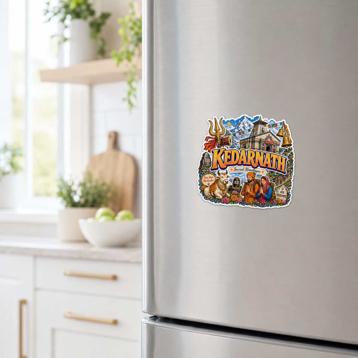 Zesta Kedarnath wooden fridge magnet - image 5