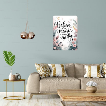 Zesta Believe in Magic self-adhesive MDF wooden wall hanging - image 5