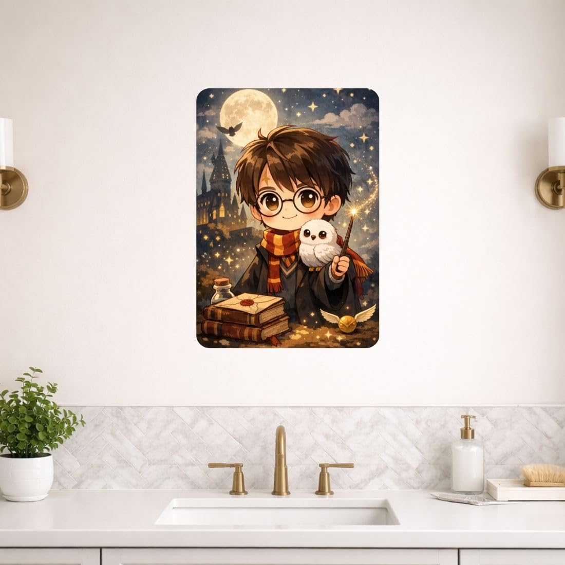 Zesta HP – Design 2 self-adhesive MDF wooden wall hanging - image 5