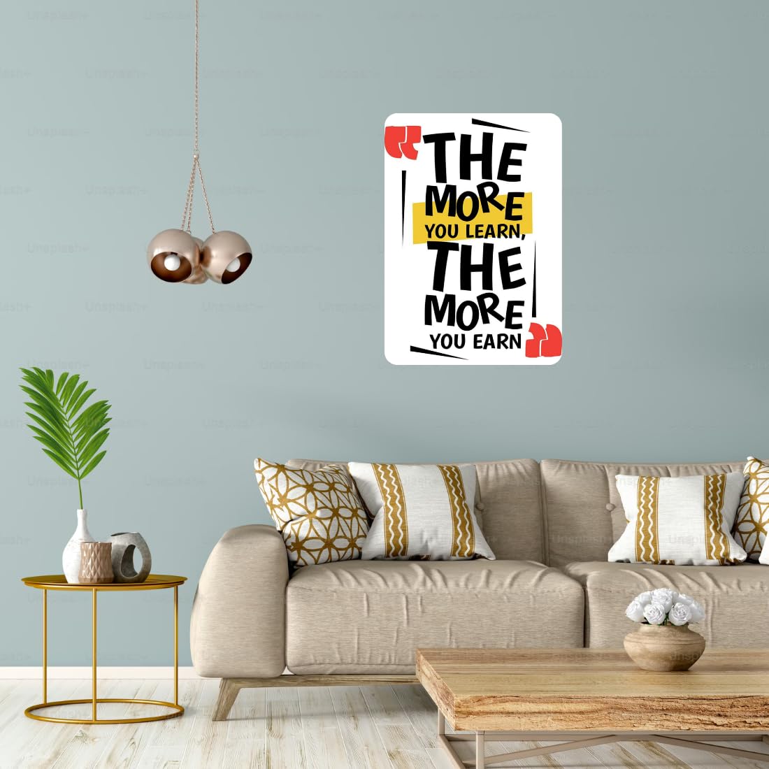 Zesta Learn and Earn self-adhesive MDF wooden wall hanging - image 5