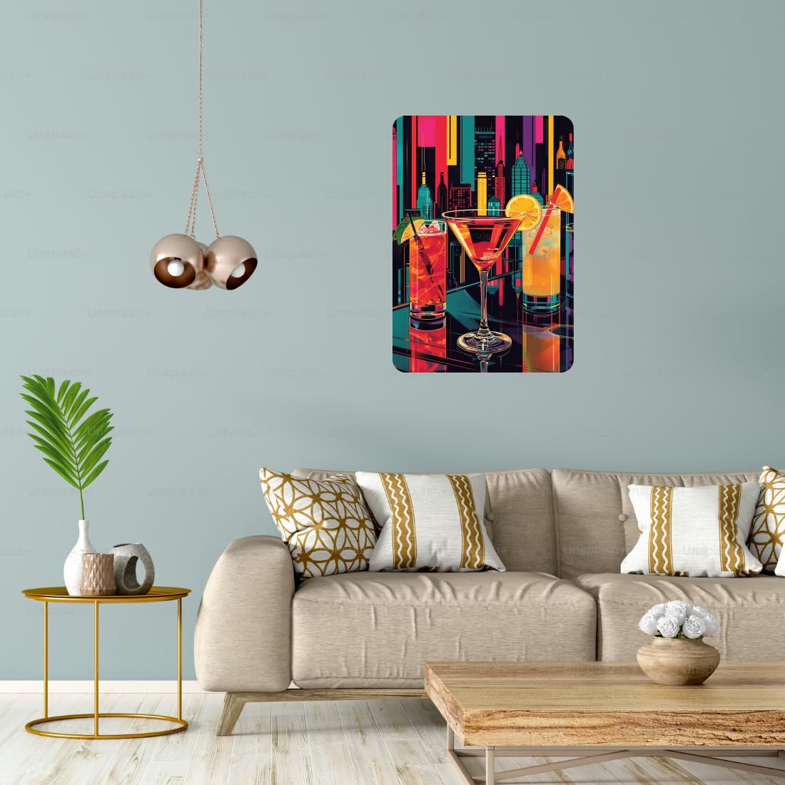 Zesta Bar – Design 4 self-adhesive MDF wooden wall hanging - image 5