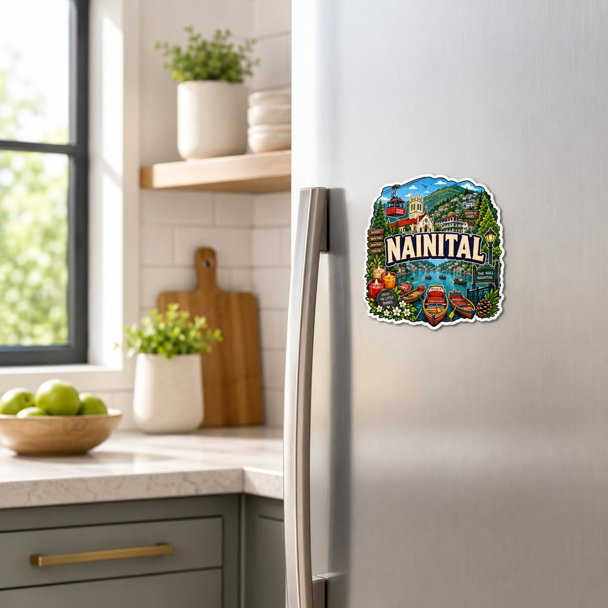 Zesta Nainital wooden fridge magnet - image 5