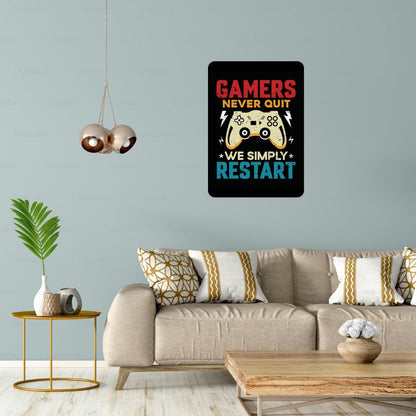 Zesta Gamer – Design 3 self-adhesive MDF wooden wall hanging - image 5