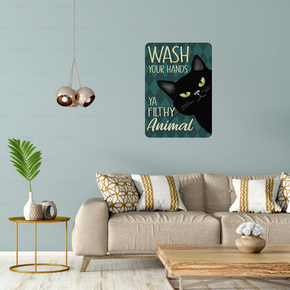 Zesta Bathroom – Design 6 self-adhesive MDF wooden wall hanging - image 5