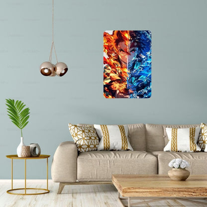 Zesta Demon Slayer – Design 5 self-adhesive MDF wooden wall hanging - image 5
