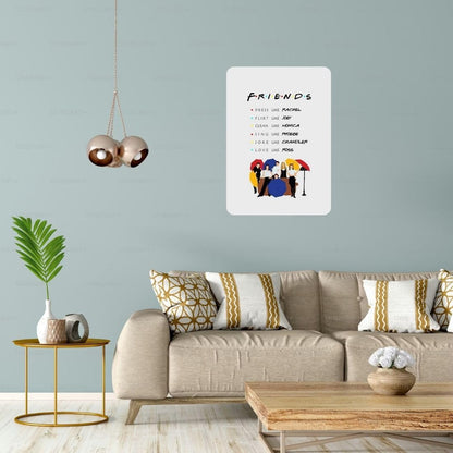 Zesta Friends – Design 2 self-adhesive MDF wooden wall hanging - image 5