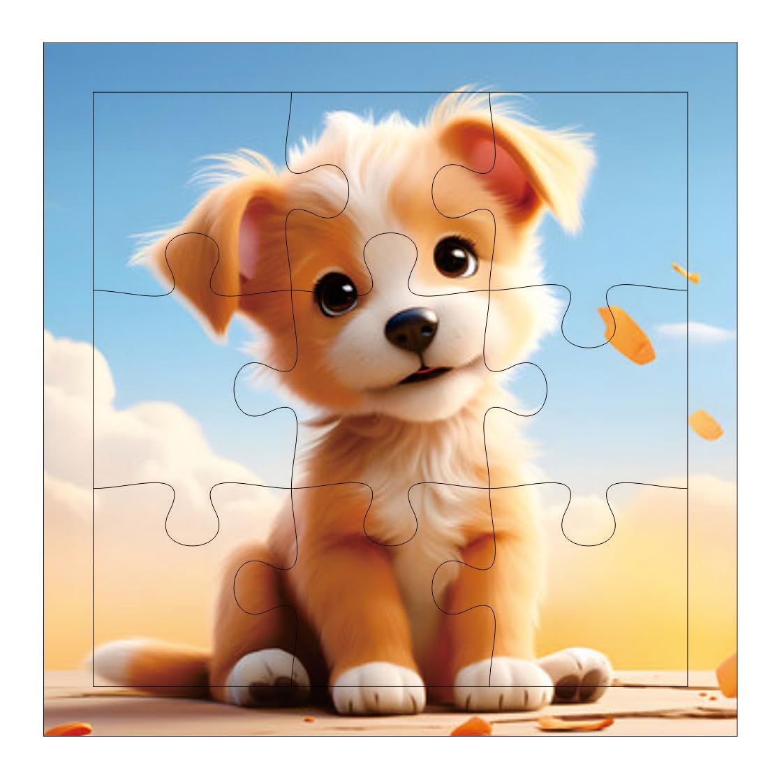 Otidge Dogs wooden jigsaw puzzles, pack of 4 - image 5