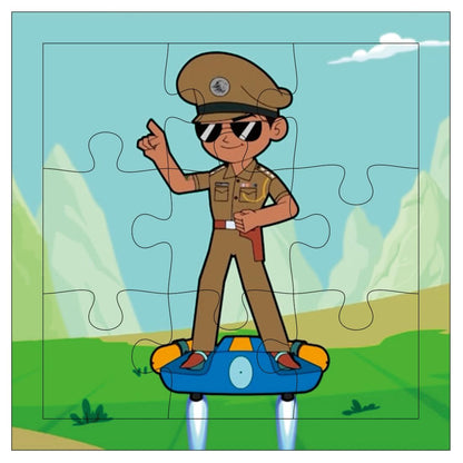 Otidge Little Singham wooden jigsaw puzzles, pack of 4 - image 5