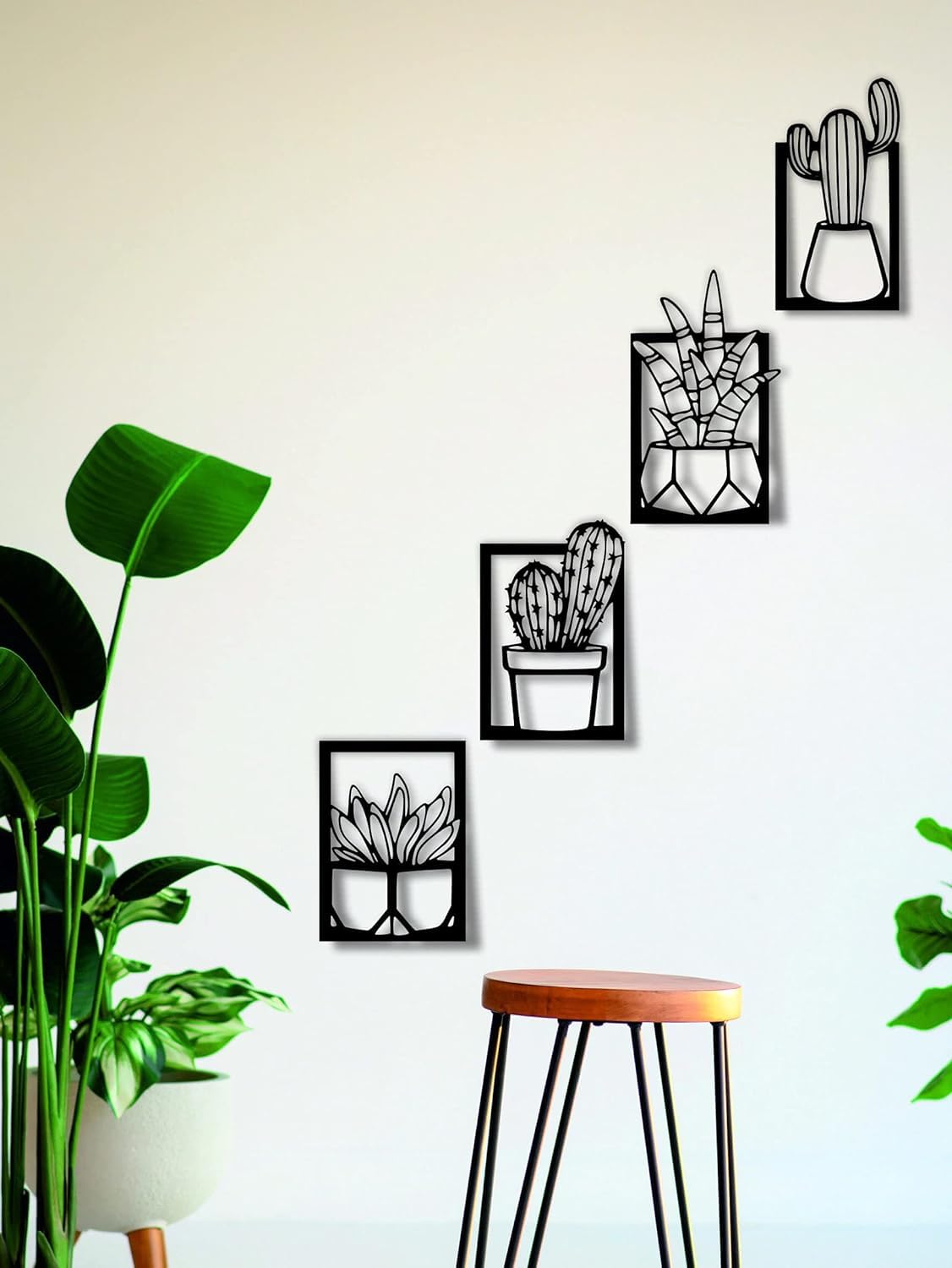 Otidge Plants MDF wooden wall hanging - image 5