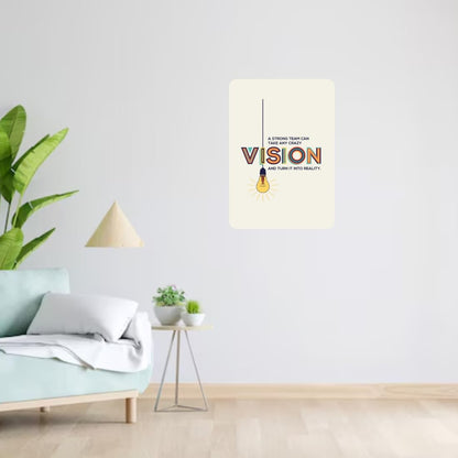 Zesta Vision self-adhesive MDF wooden wall hanging - image 6