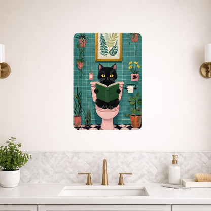 Zesta Bathroom – Design 8 self-adhesive MDF wooden wall hanging - image 6