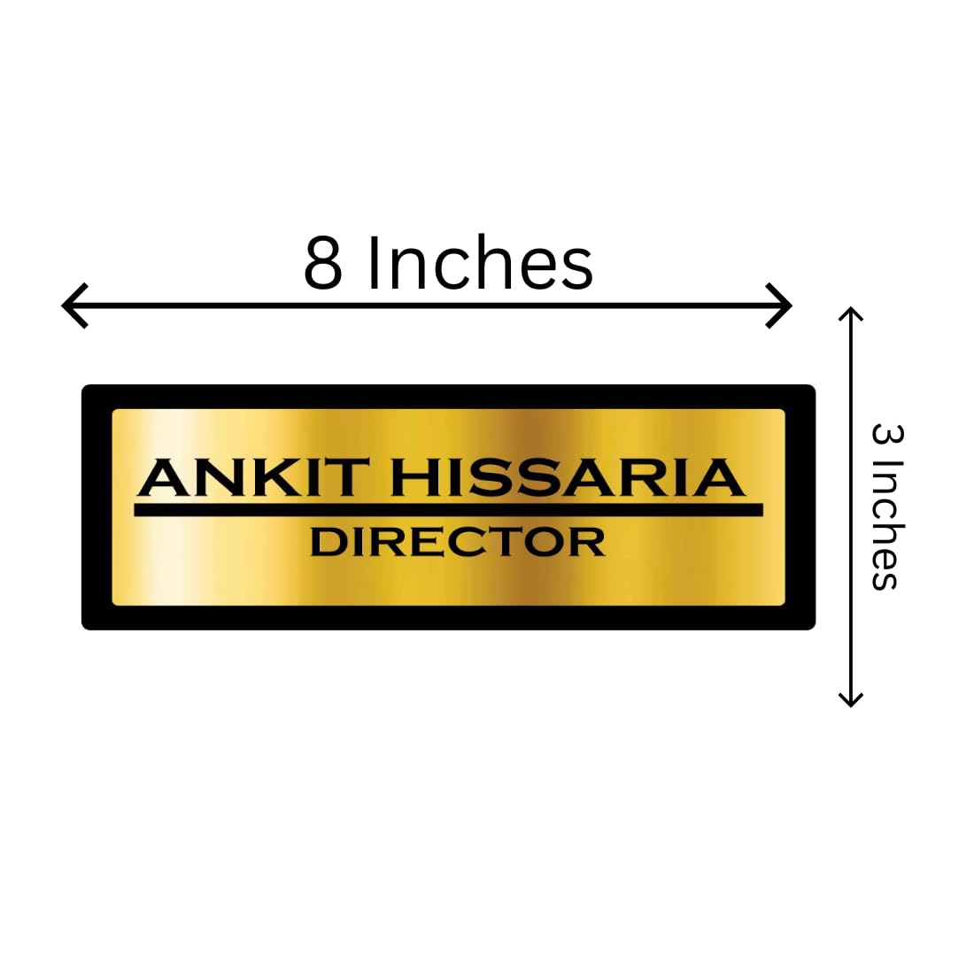 Zesta Office Name Plate Personalised Name Plate – image 6