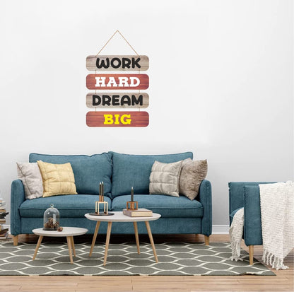 Zesta Dream Big MDF wooden wall hanging - image 6