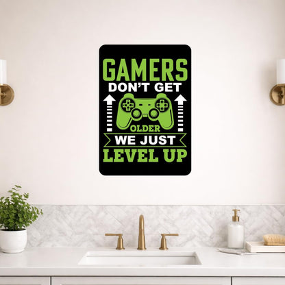 Zesta Gamer self-adhesive MDF wooden wall hanging - image 6