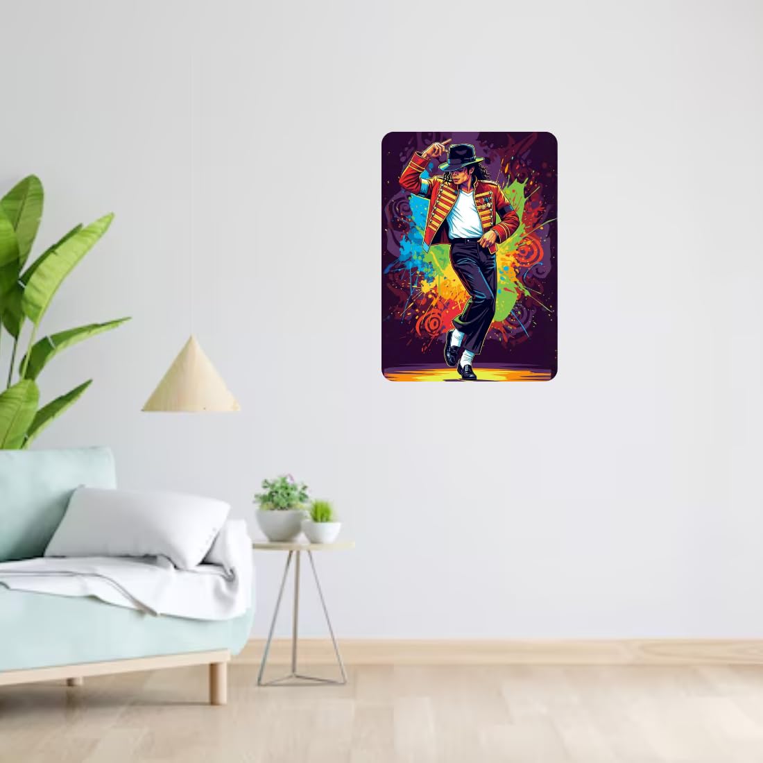 Zesta MJ self-adhesive MDF wooden wall hanging - image 6