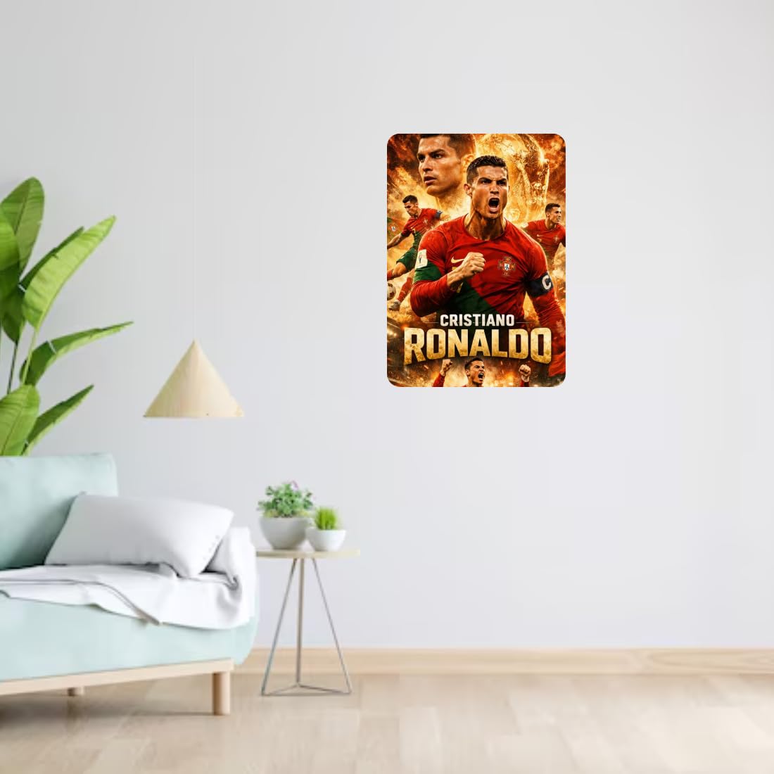 Zesta Ronaldo – Design 2 self-adhesive MDF wooden wall hanging - image 6