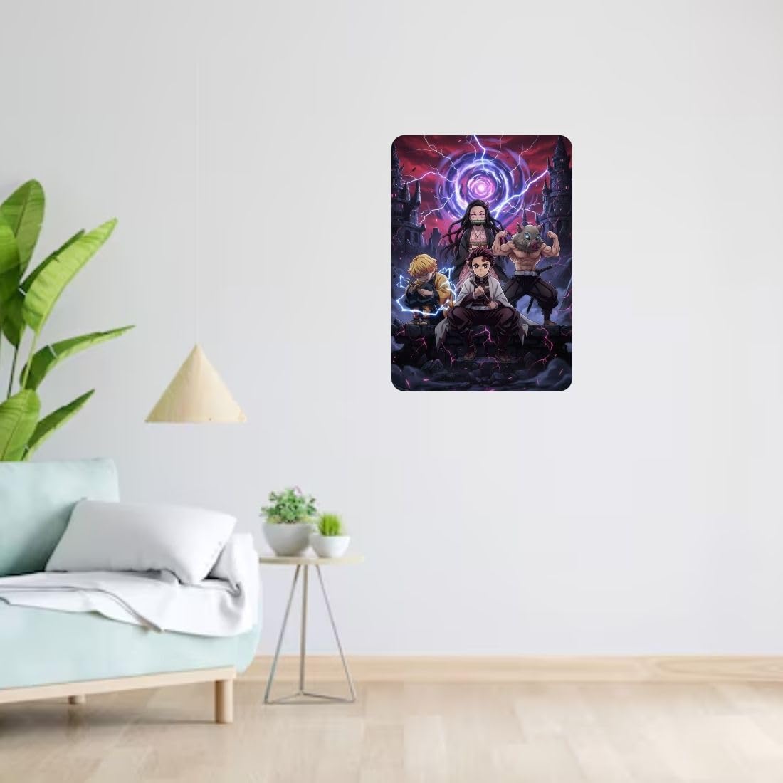 Zesta Demon Slayer self-adhesive MDF wooden wall hanging - image 6