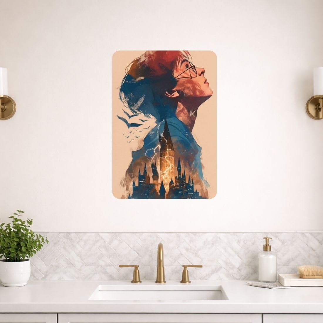 Zesta HP – Design 3 self-adhesive MDF wooden wall hanging - image 6