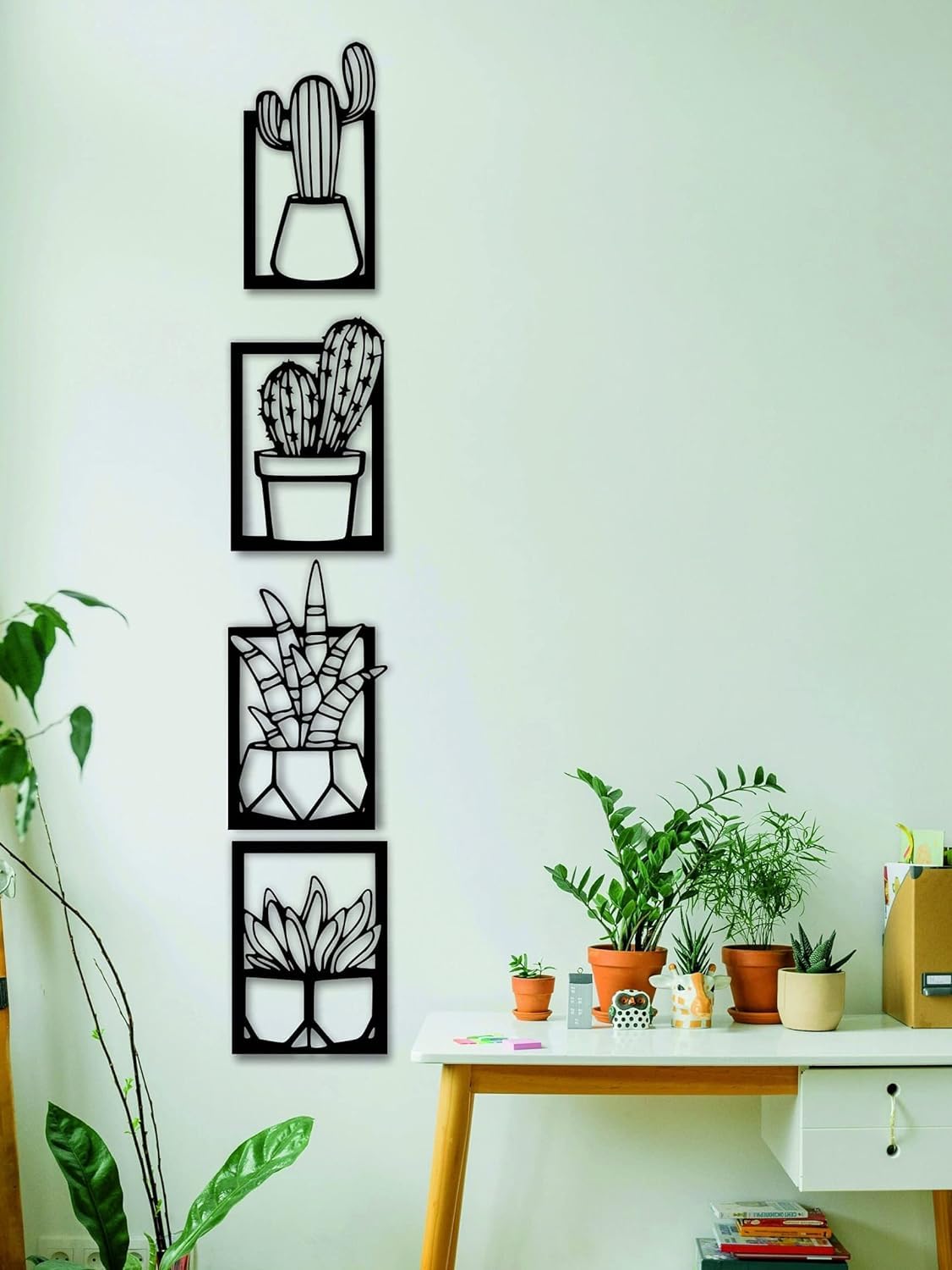 Otidge Plants MDF wooden wall hanging - image 6