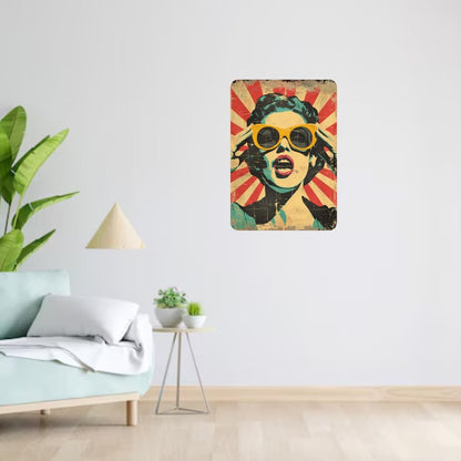 Zesta Messi – Design 2 self-adhesive MDF wooden wall hanging - image 6