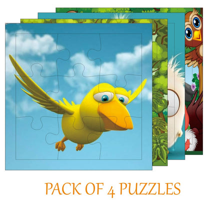 Otidge Sea Animals wooden jigsaw puzzles, pack of 4 - image 6