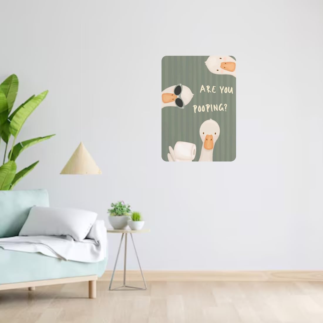 Zesta Bathroom – Design 2 self-adhesive MDF wooden wall hanging - image 6