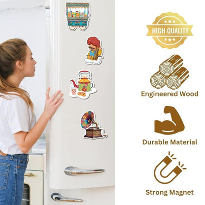 Zesta Pondicherry wooden fridge magnet - image 6