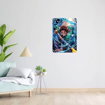 Zesta Demon Slayer – Design 6 self-adhesive MDF wooden wall hanging - image 6