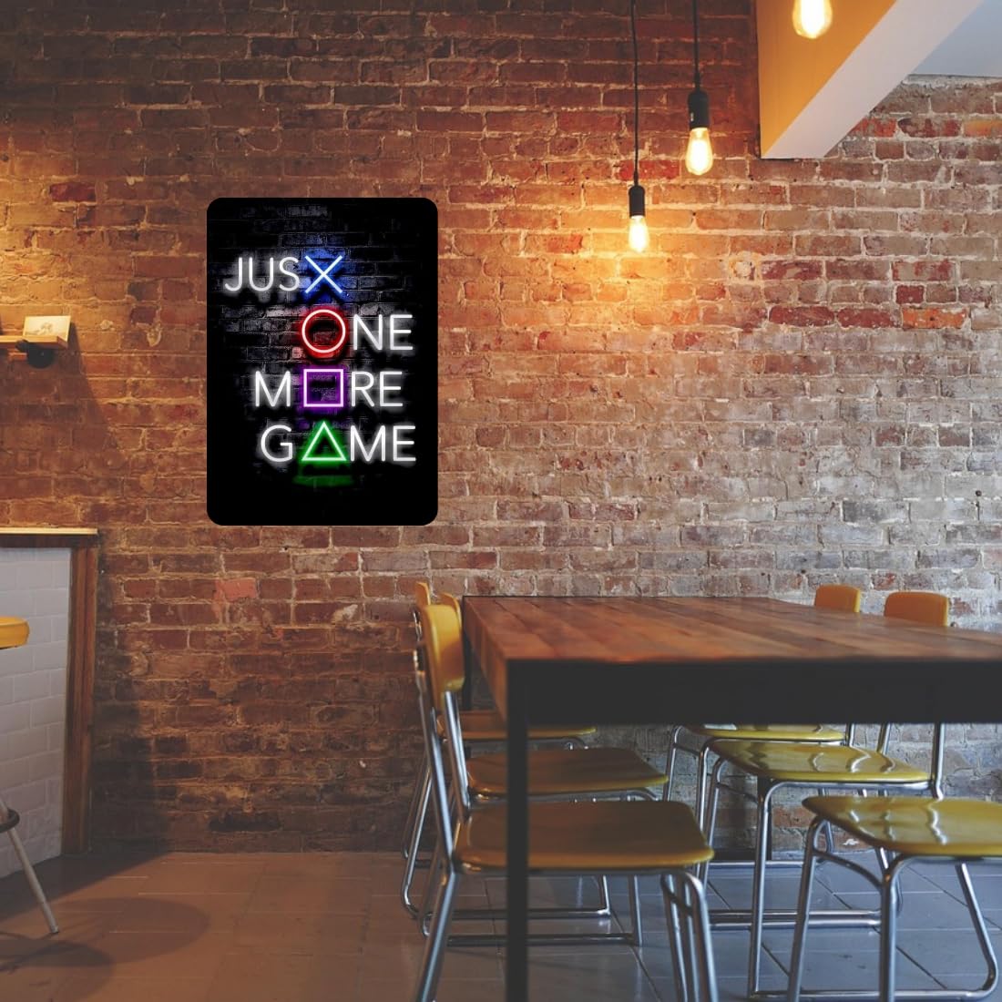 Zesta Just One More Game self-adhesive MDF wooden wall hanging - image 7