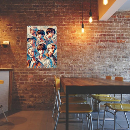 Zesta BTS – Design 2 self-adhesive MDF wooden wall hanging - image 7