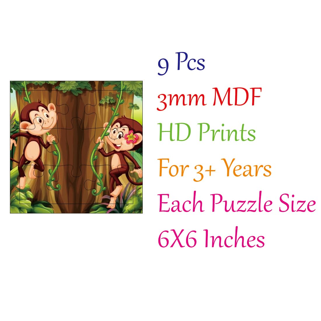 Otidge Cars wooden jigsaw puzzles, pack of 4 - image 7