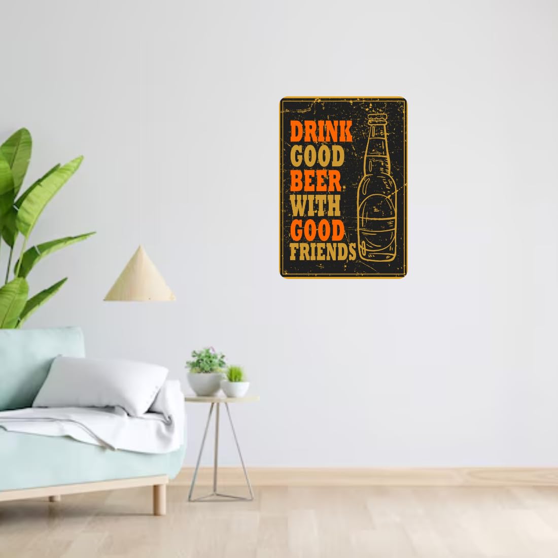 Zesta Drink Good self-adhesive MDF wooden wall hanging - image 7
