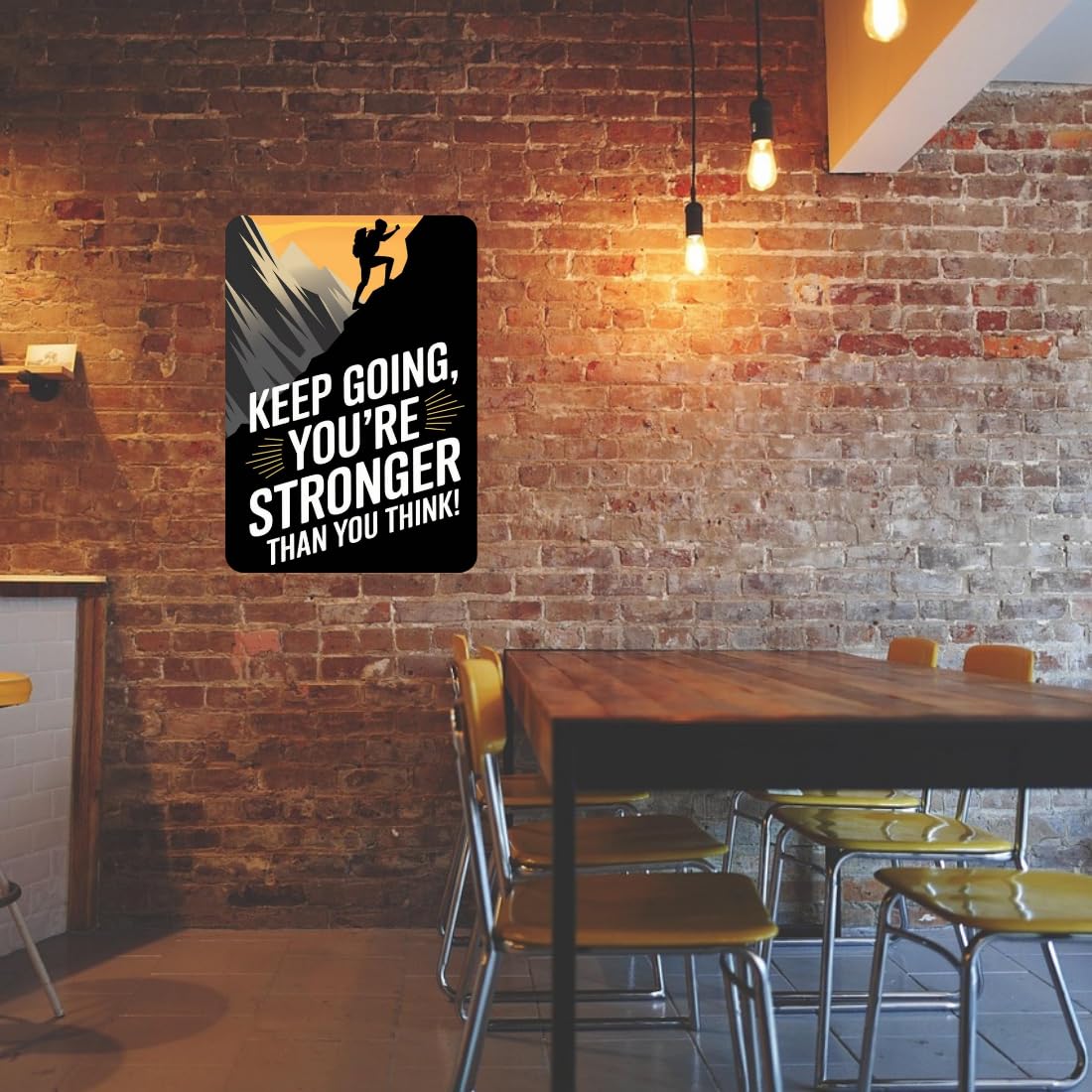 Zesta Motivational – Design 2 self-adhesive MDF wooden wall hanging - image 7
