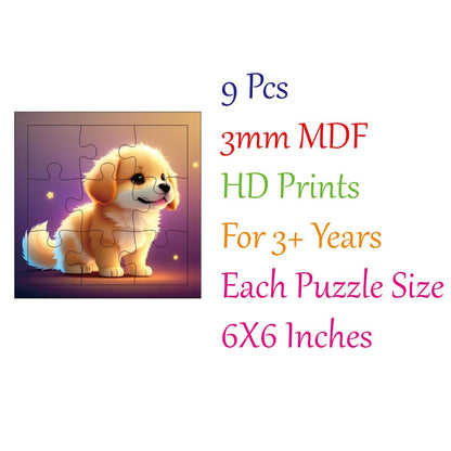 Otidge Dogs wooden jigsaw puzzles, pack of 4 - image 7