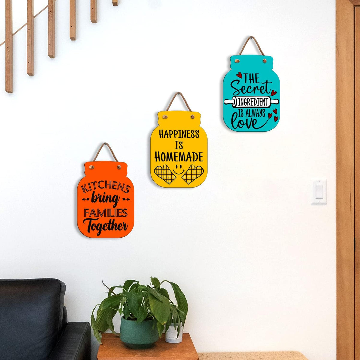Zesta Jar Design 8 MDF wooden wall hanging - image 7