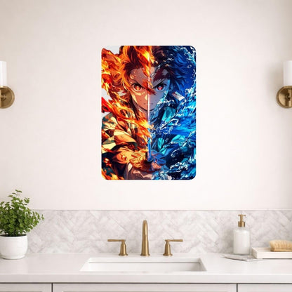 Zesta Demon Slayer – Design 5 self-adhesive MDF wooden wall hanging - image 7