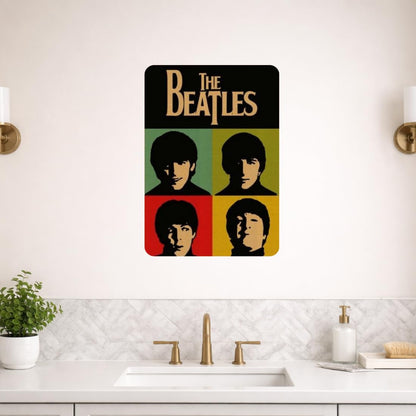 Zesta Beatles – Design 2 self-adhesive MDF wooden wall hanging - image 7