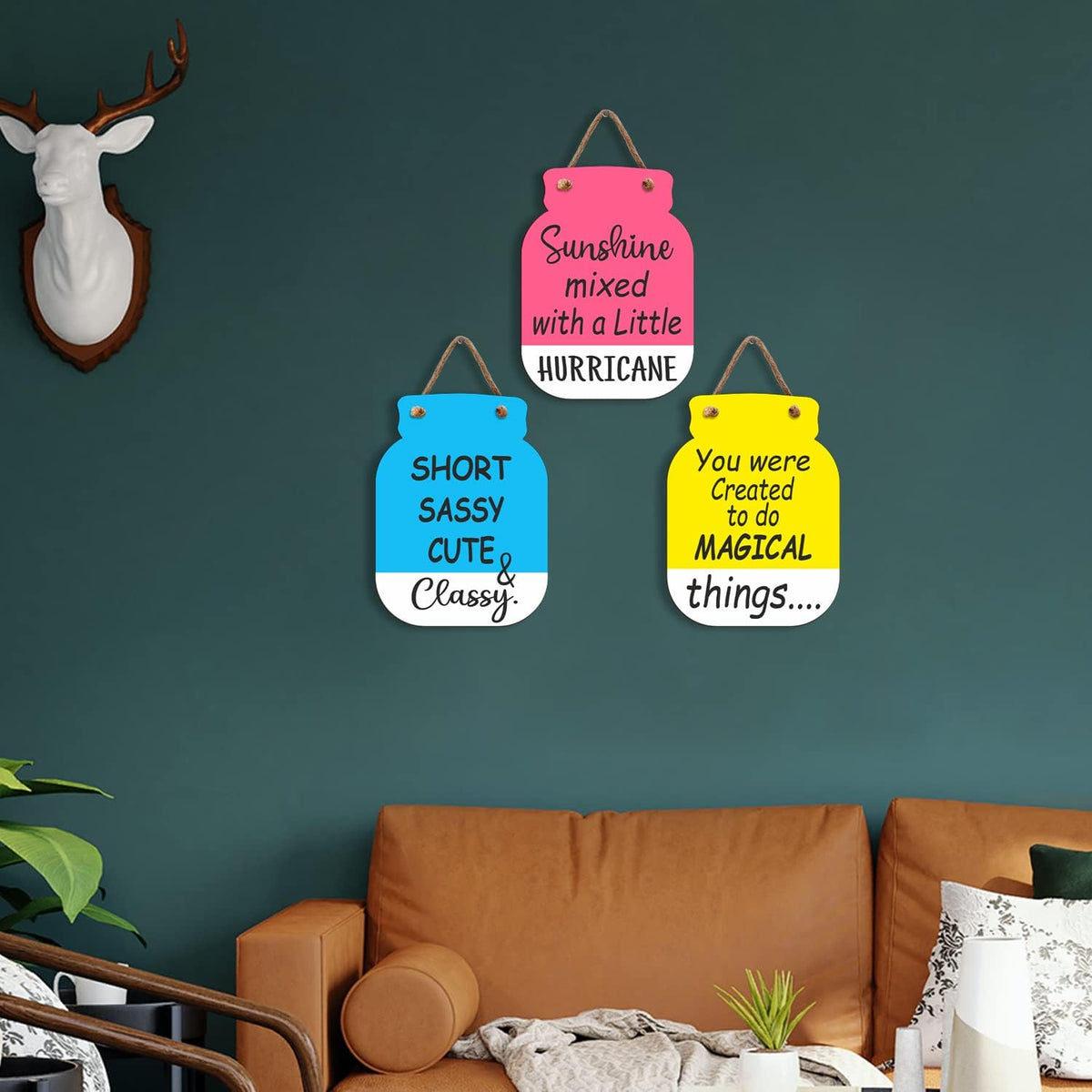 Zesta Jar Design 10 MDF wooden wall hanging - image 8