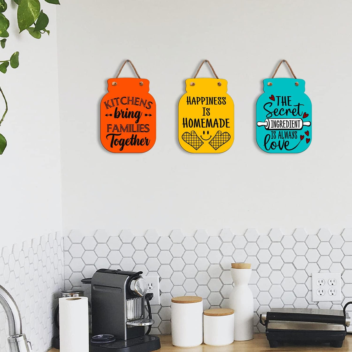 Zesta Jar Design 8 MDF wooden wall hanging - image 8