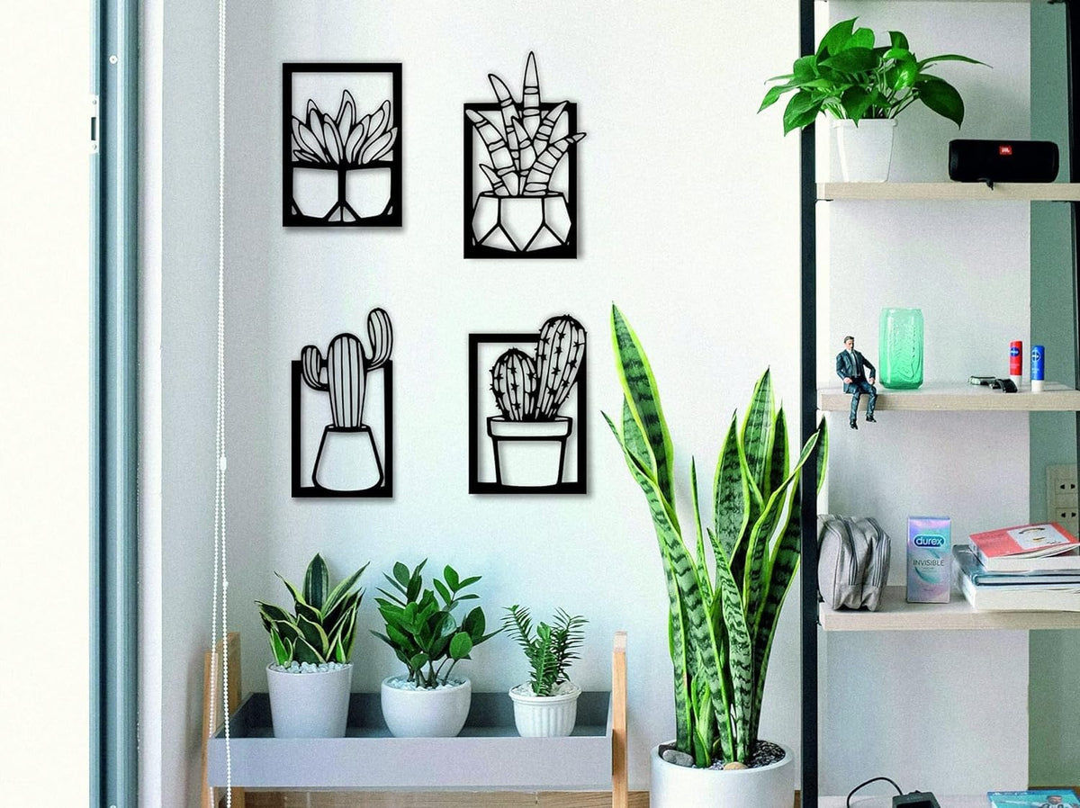 Otidge Plants MDF wooden wall hanging - image 9