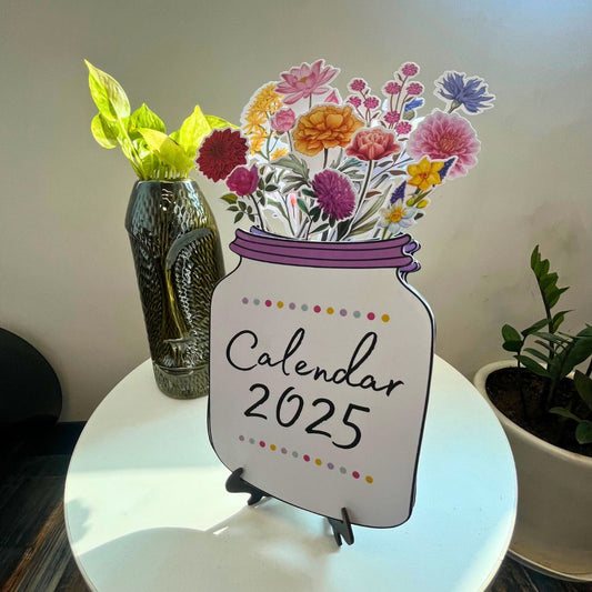 kawaii calender 2025 - Floral.