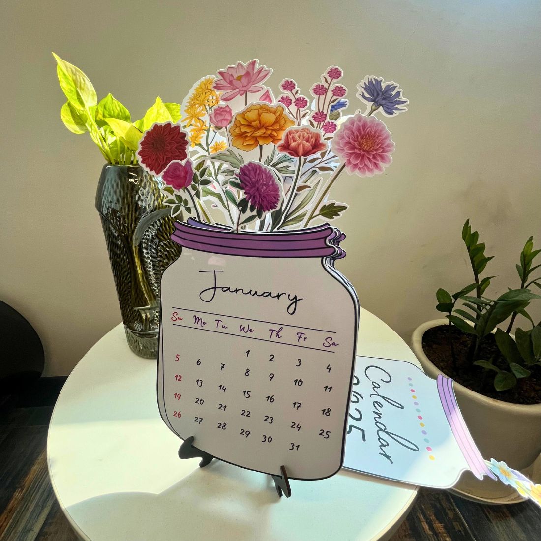 kawaii calender 2025 - Floral.