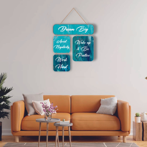 Dream Big MDF Wall Decor.