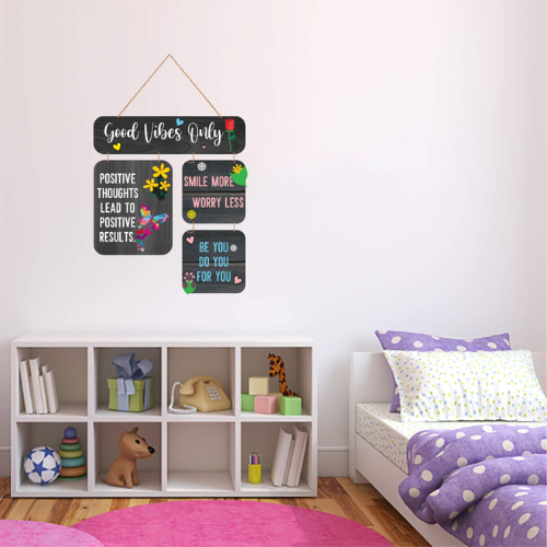Good Vibes Only MDF Wall Decor.