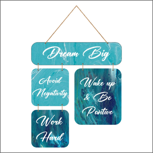 Dream Big MDF Wall Decor.