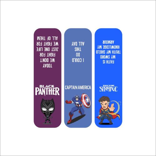 3D Avengers Magnetic Bookmark