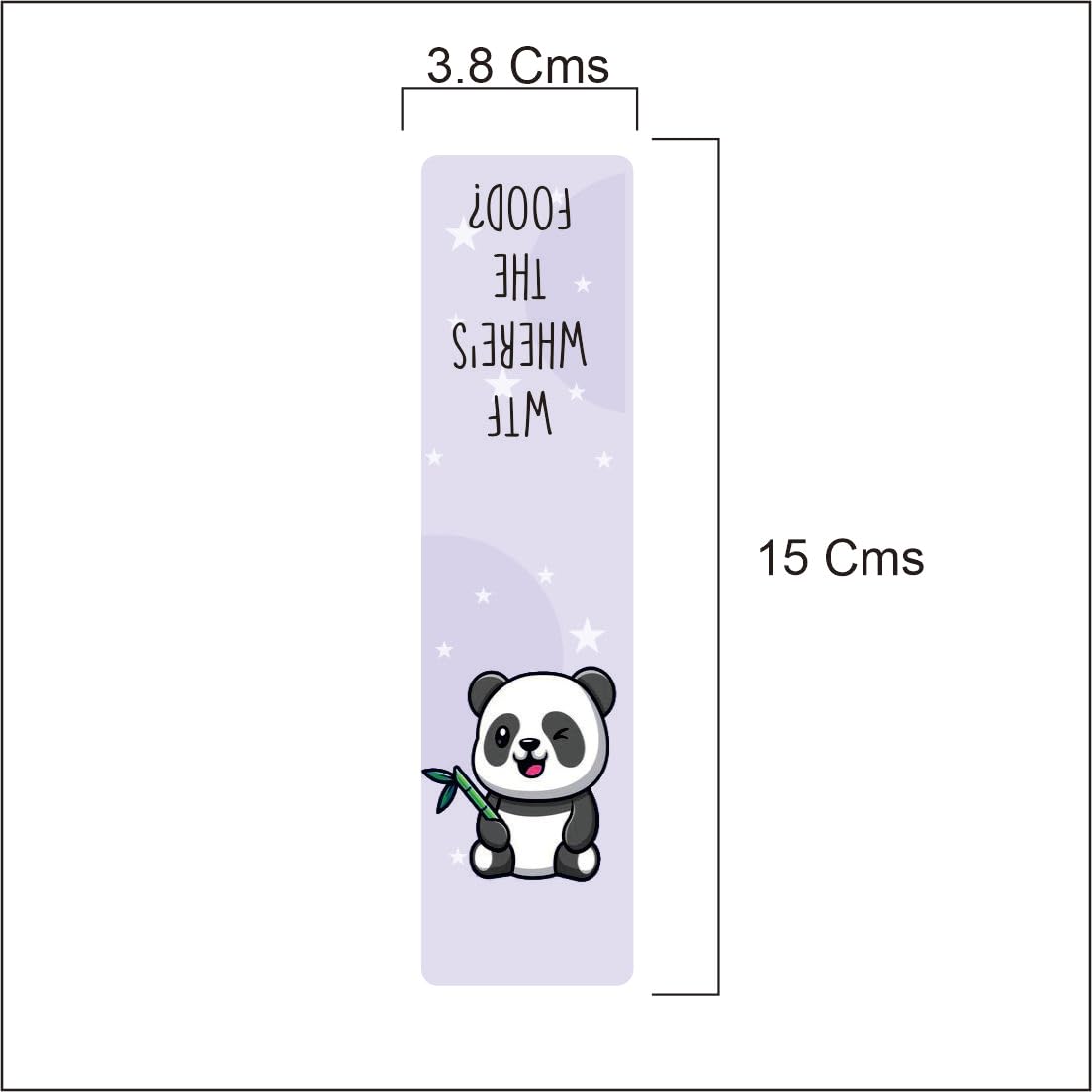 3D Panda Magnetic Bookmark.