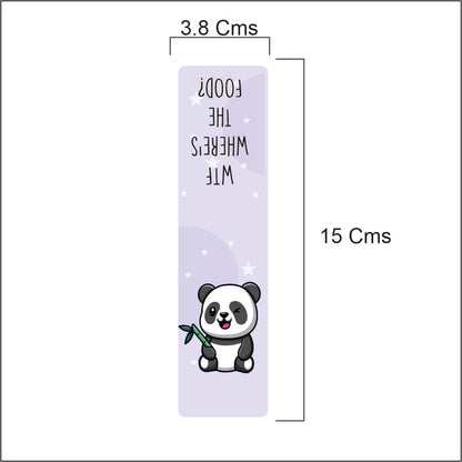 3D Panda Magnetic Bookmark.