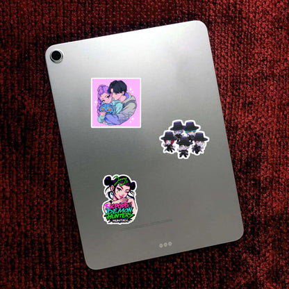 kpop waterproof vinyl stickers size and finish detail